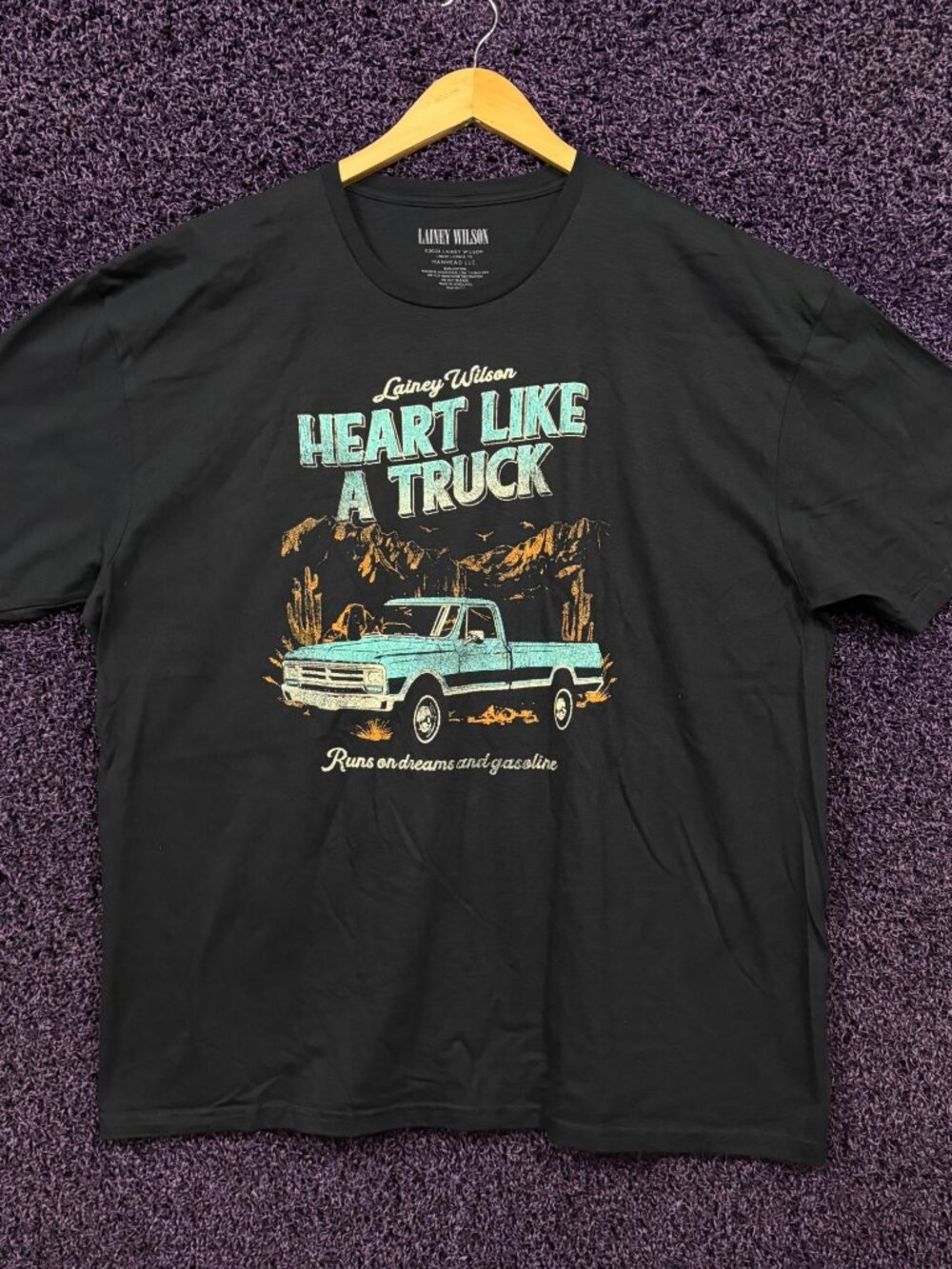Lainey Wilson Heart Like A Truck Chevy Pick-Up T-Shirt 2X